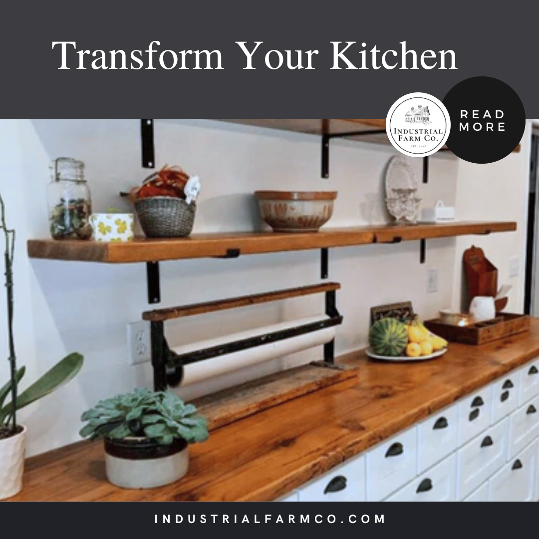 Industrial Farmhouse Kitchen Open Shelving Guide: From Planning to Styling