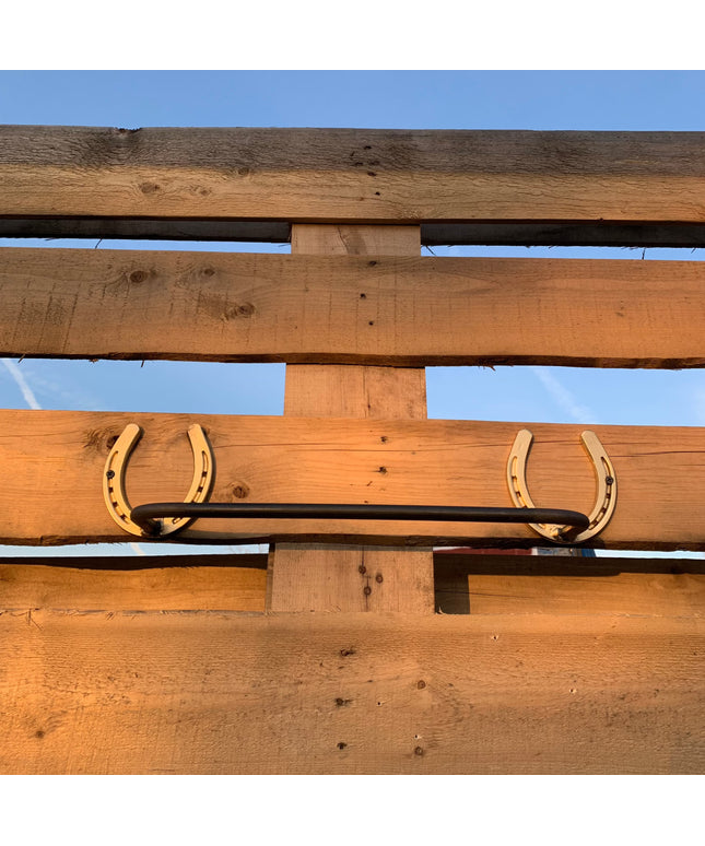 Saddle Up Your Bathroom: Horse Shoe Towel Bar for Western Whimsy Industiral Farm Co