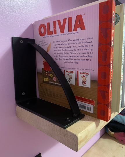 The Brie Bookshelf Bracket