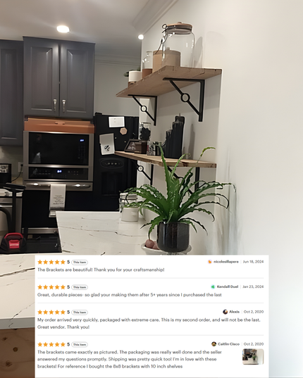 The Glen Cove Modern Shelf Support