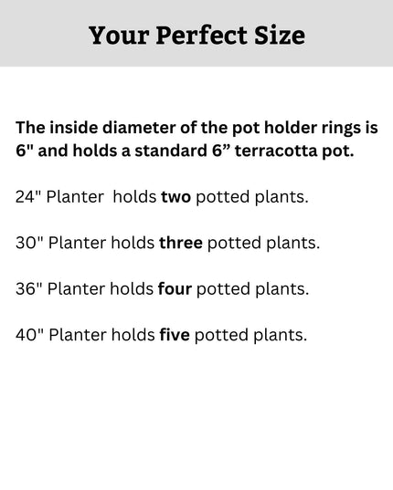 The Watertown Wall Mount Vertical Planter