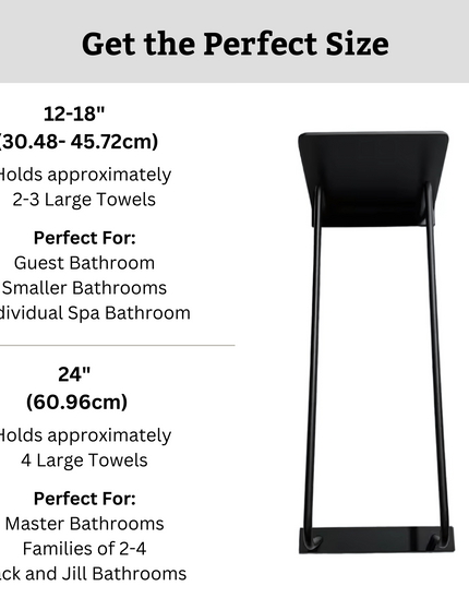 The Diana Towel Rack with Shelf
