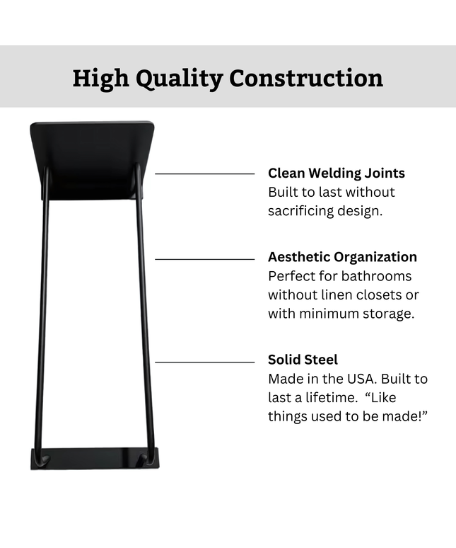 The Diana Towel Rack with Shelf