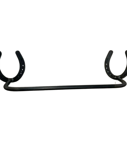 Horse shoe towel and blanket bar