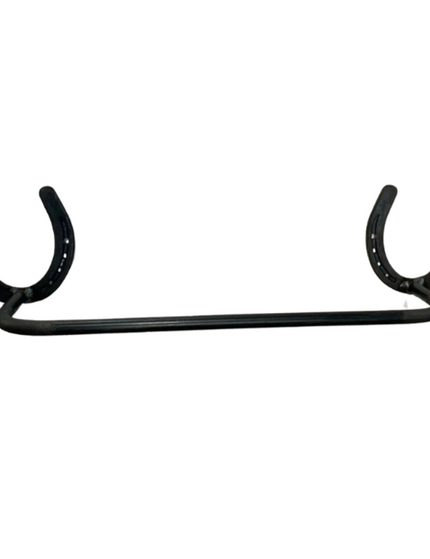 Horse shoe towel and blanket bar