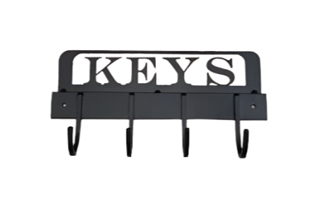 Rustic Metal Key Rack