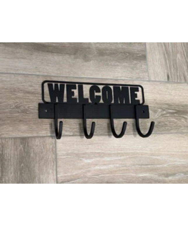 Rustic Metal Key Rack