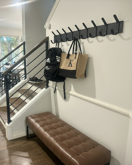 Riseform Wall Mounted Metal Coat Rack