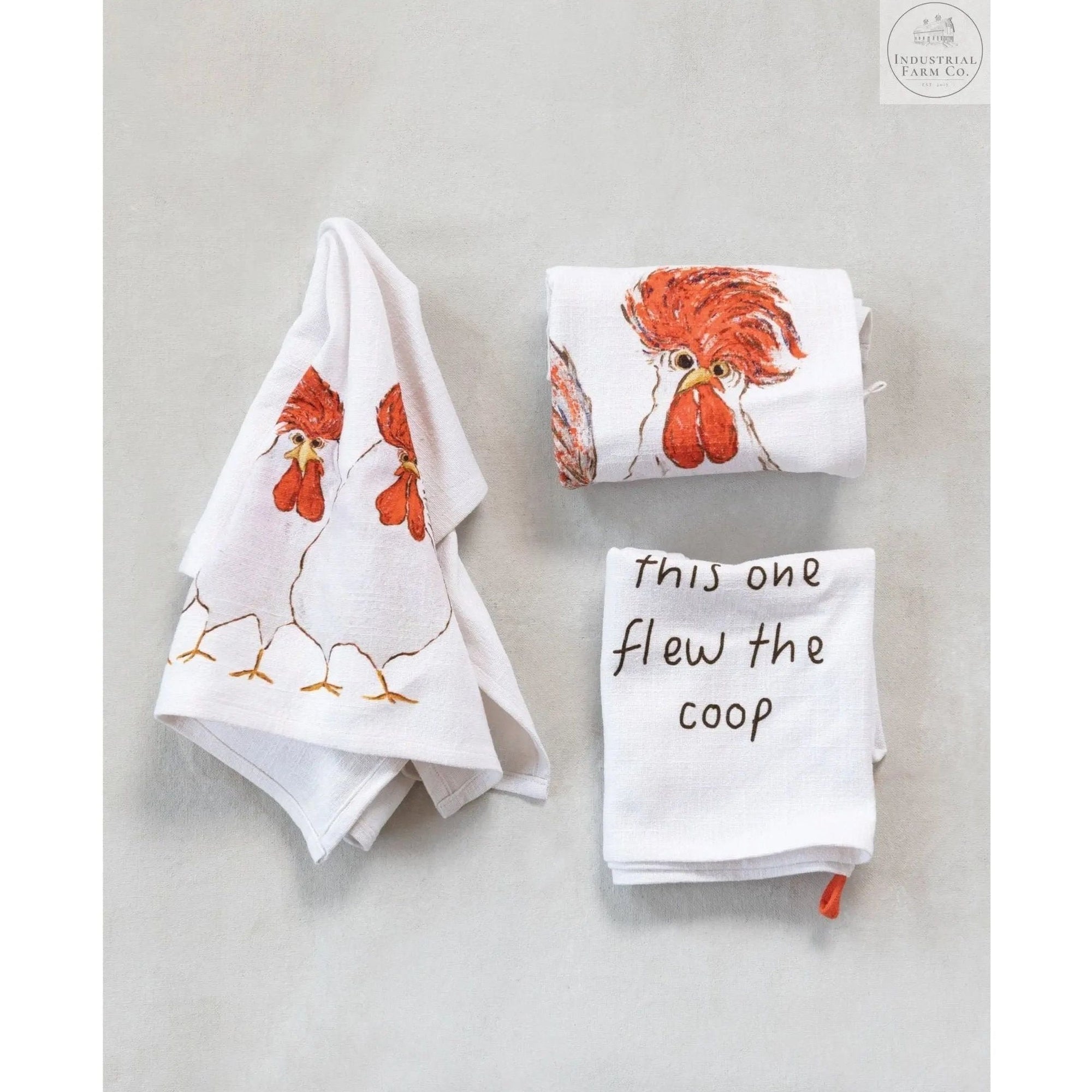 A Little Coo Coo Towel Set  Default Title   | Industrial Farm Co