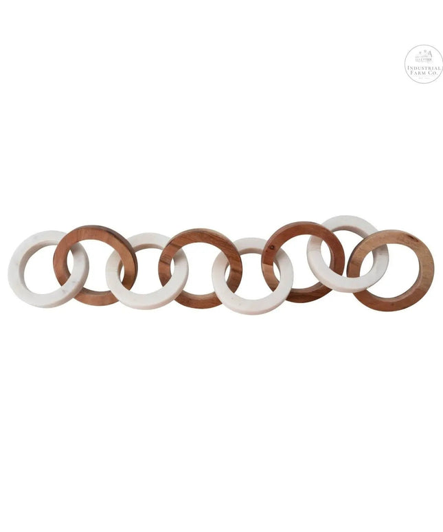 Acacia Wood and Marble Chain     | Industrial Farm Co