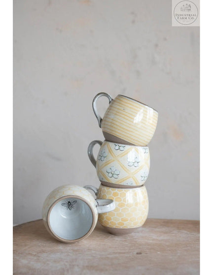 Bee Inspired Spring Mug  Cream Beehive   | Industrial Farm Co