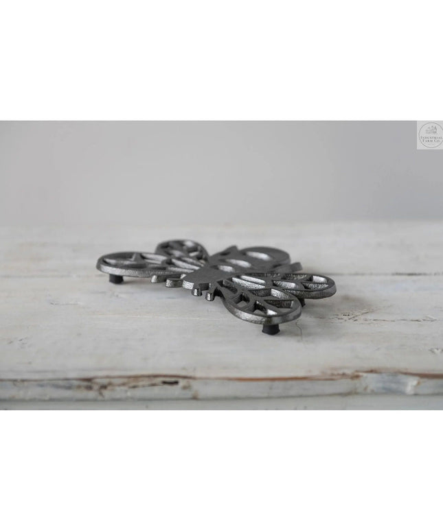 Cast Aluminum Bee Trivet Trivet Default Title   | Industrial Farm Co
