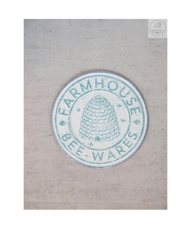 Rustic Bee-Wares Wall Sign  Default Title   | Industrial Farm Co