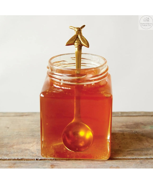 Brass Bee Serving Spoon  Default Title   | Industrial Farm Co