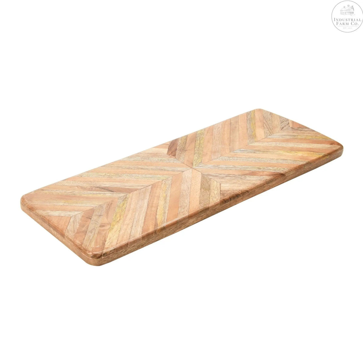 Mango Wood Chevron Serving Board     | Industrial Farm Co