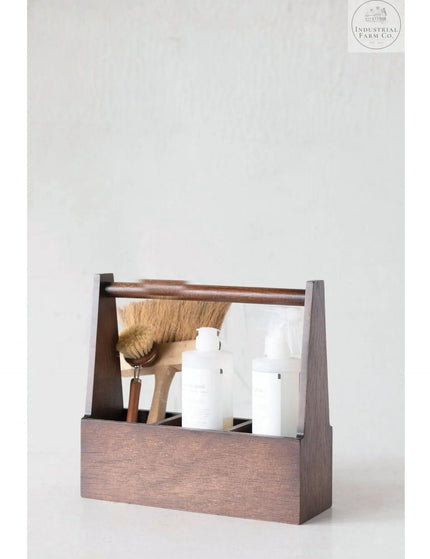 Simple Espresso Farmhouse Caddy     | Industrial Farm Co