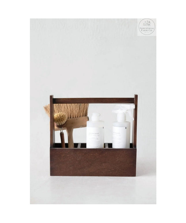 Simple Espresso Farmhouse Caddy     | Industrial Farm Co