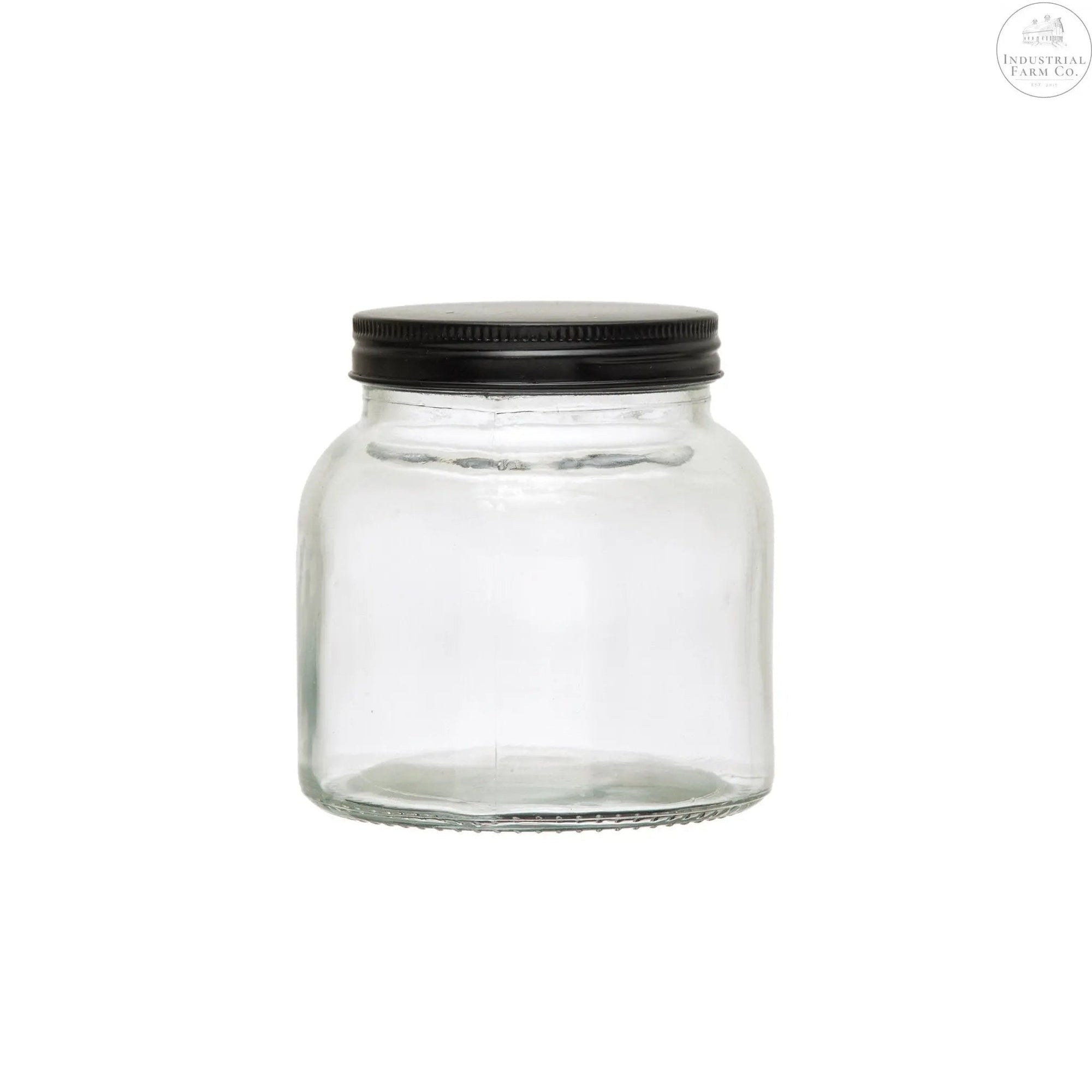 Glass Jar With Metal Lid     | Industrial Farm Co