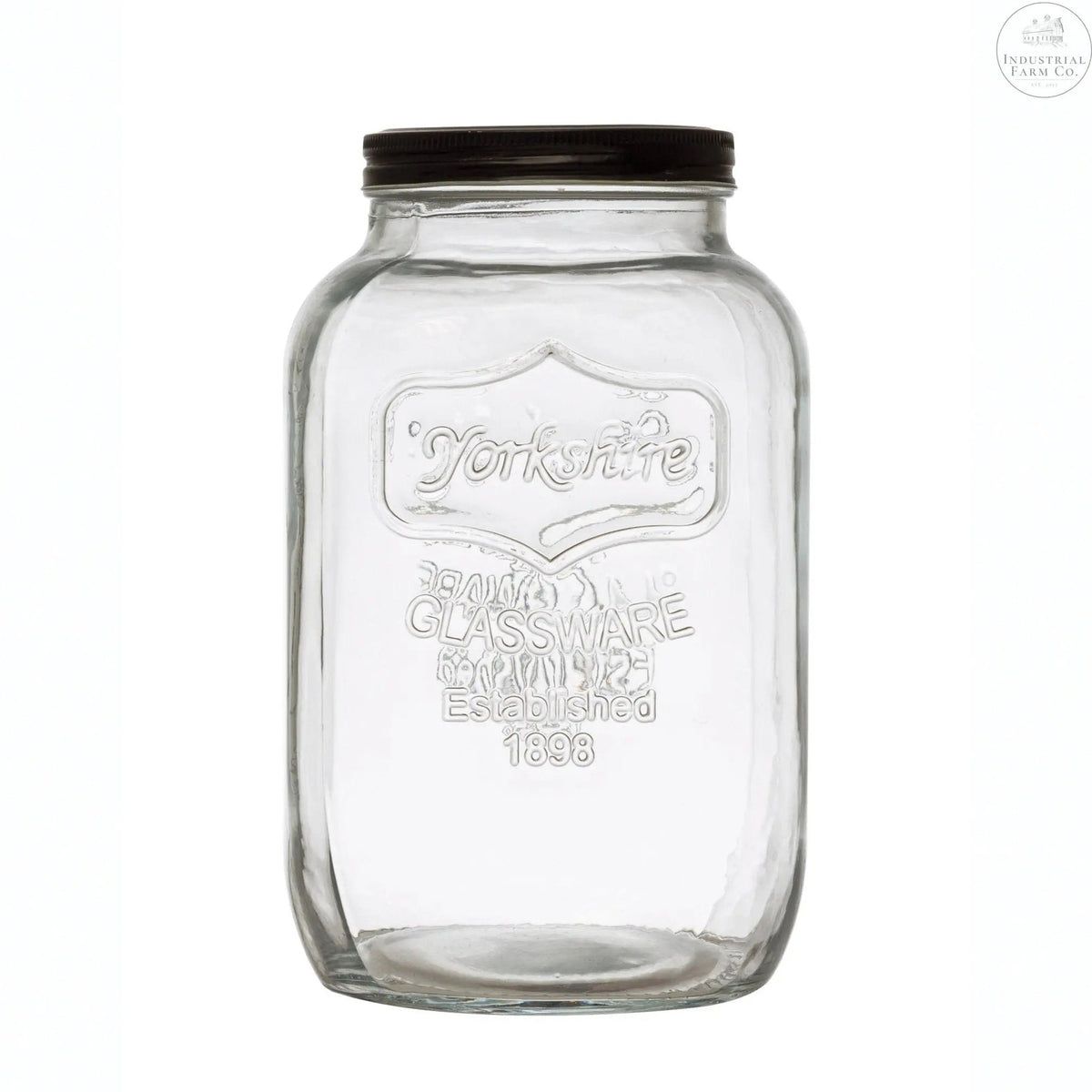 Glass Jar With Metal Lid     | Industrial Farm Co