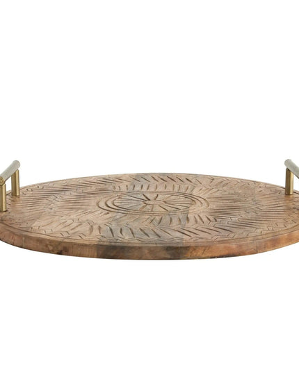 Hand Carved Mango Wood Tray     | Industrial Farm Co