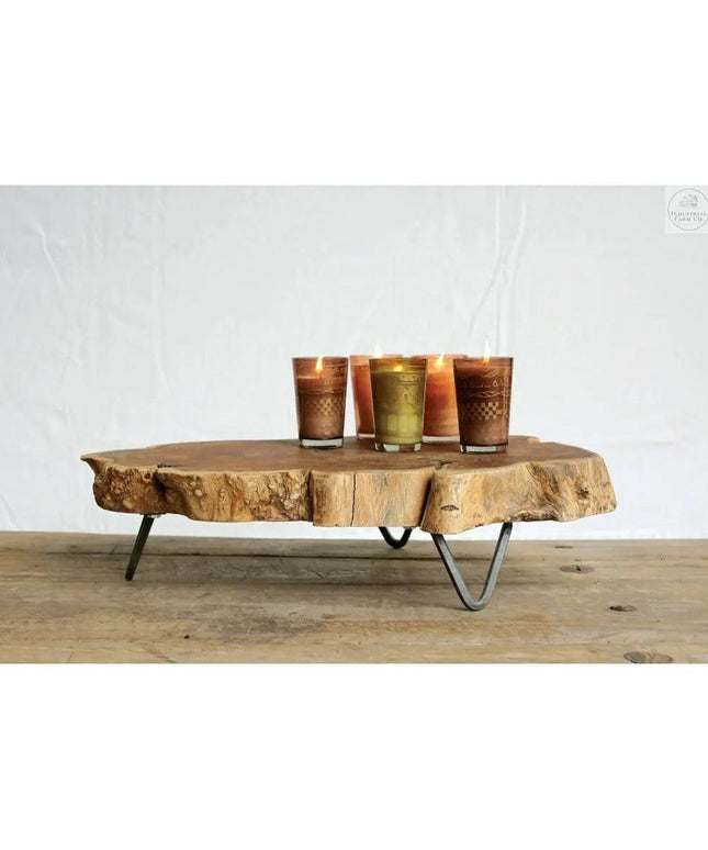 Rustic Live Edge Raised Stand  Default Title   | Industrial Farm Co