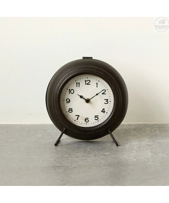 Mantel and Shelf Styling Bronze Clock  Default Title   | Industrial Farm Co