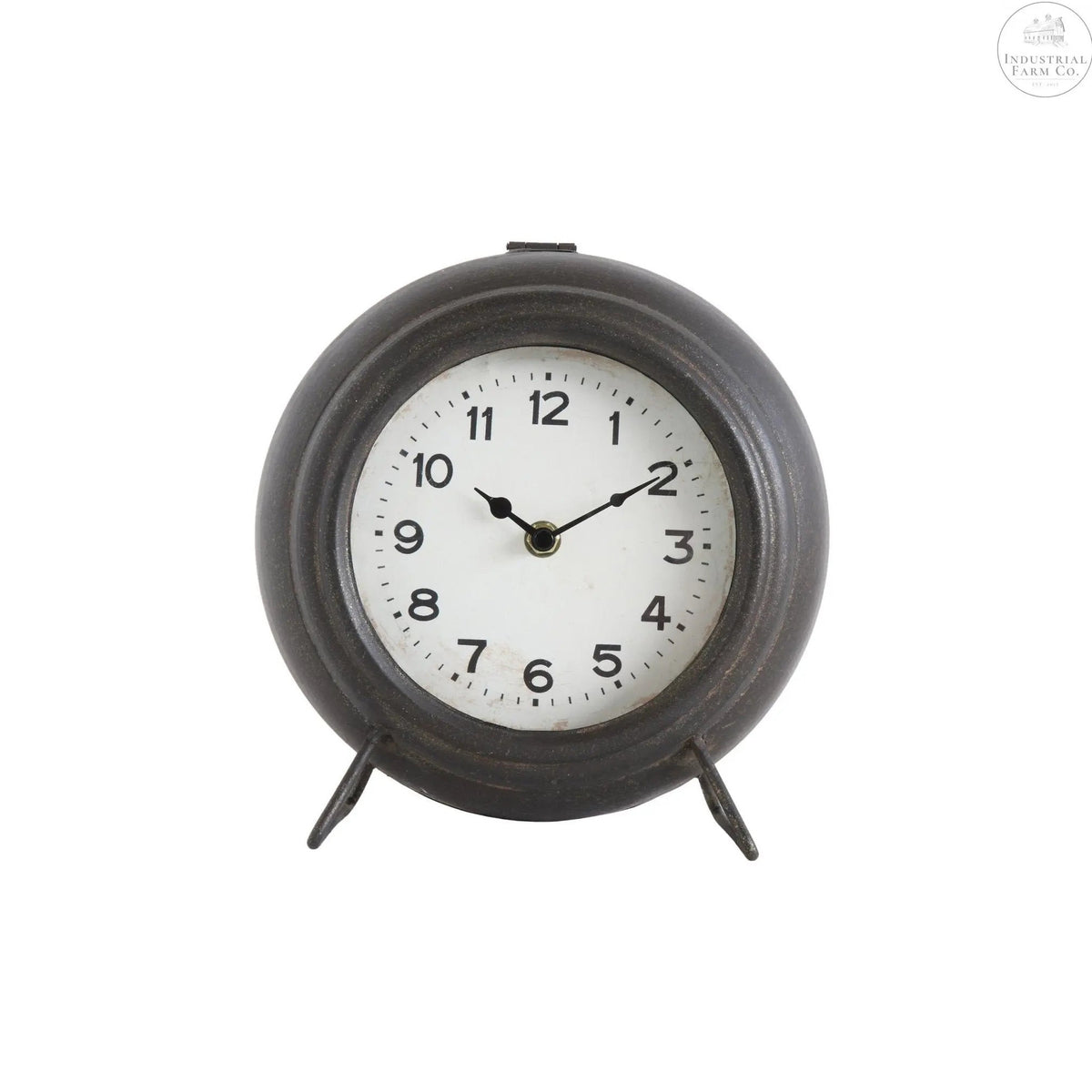 Mantel and Shelf Styling Bronze Clock     | Industrial Farm Co