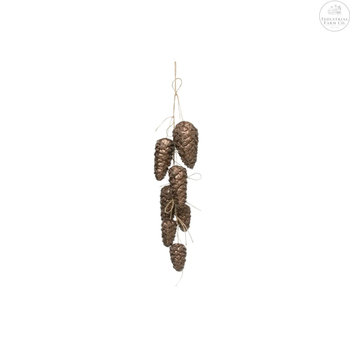 Decorative Pinecone Cluster Door Hanging     | Industrial Farm Co