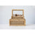 Rattan Display Box with Glass Lid - Set of Two     | Industrial Farm Co