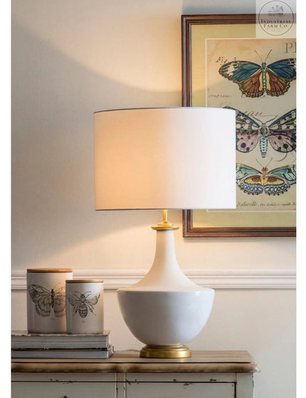 Roswitha Ceramic Table Lamp  Default Title   | Industrial Farm Co