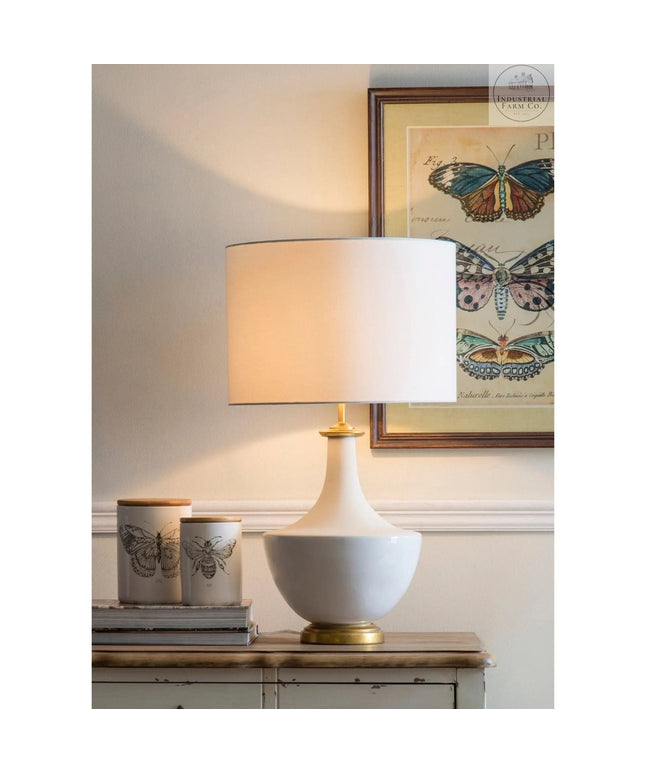 Roswitha Ceramic Table Lamp  Default Title   | Industrial Farm Co