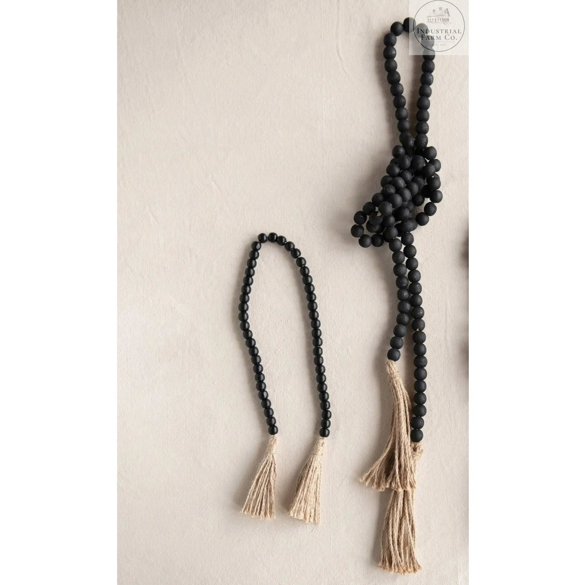 Small Black Bead Garland     | Industrial Farm Co