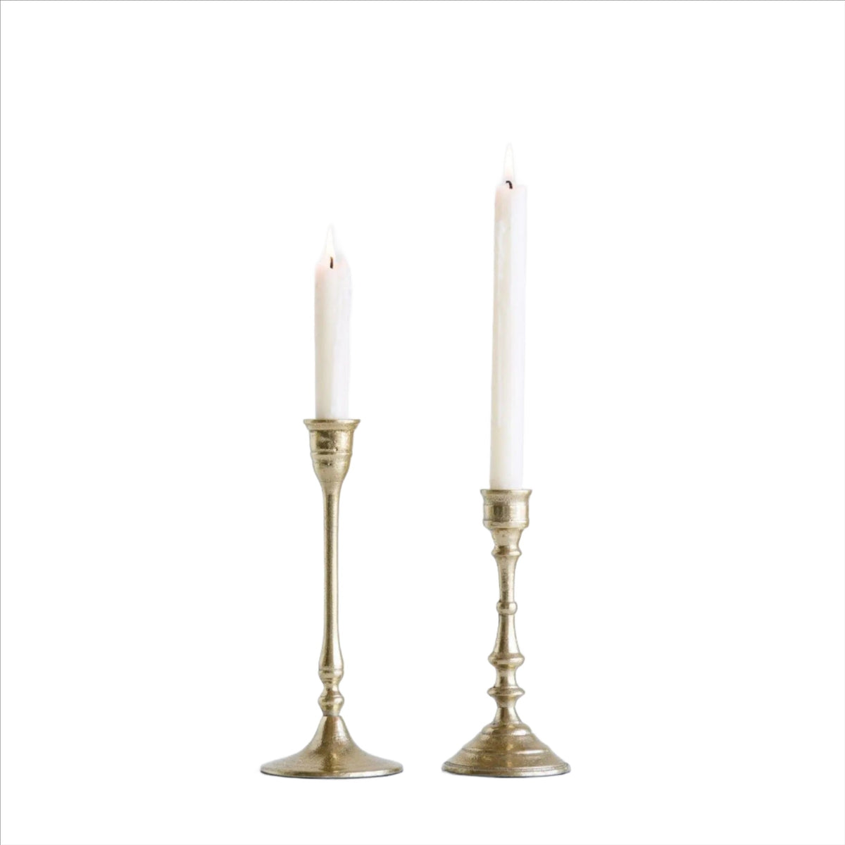 Stand Tall Brass Candlesticks  Default Title   | Industrial Farm Co