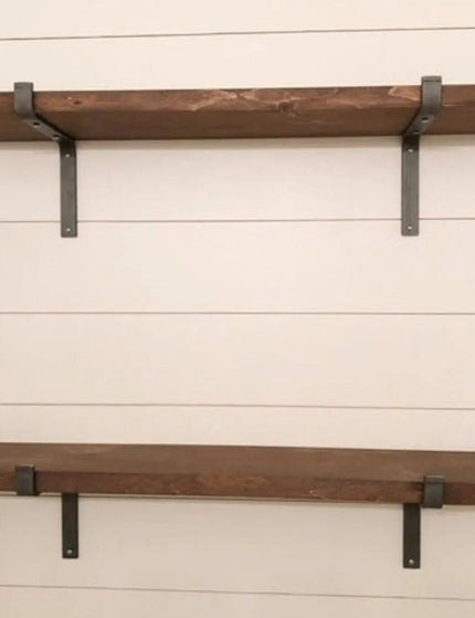 The Abbey Z Style Shelf Brackets Shelf Support 3"  Depth Finish Copper Powder Coat | Industrial Farm Co