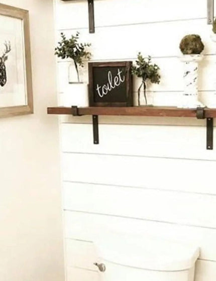 The Abbey Z Style Shelf Brackets Shelf Support 3"  Depth Finish Silver Powder Coat | Industrial Farm Co