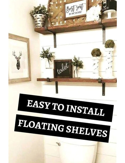 The Abbey Z Style Shelf Brackets Shelf Support 5"  Depth Finish Raw - Uncoated Metal | Industrial Farm Co