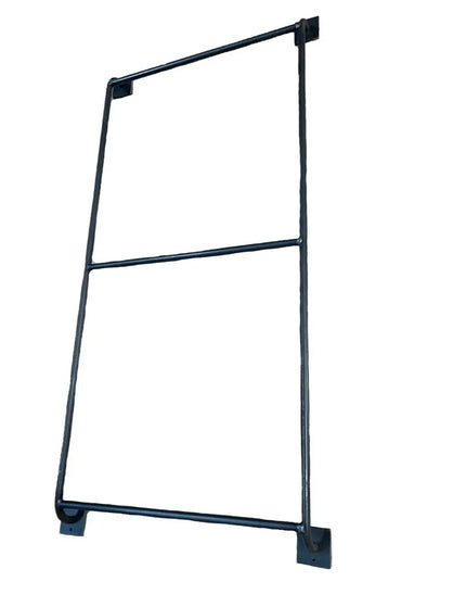 The Arianna Wall Mounted Ladder  2 Feet - 16" Wide Finish Clear Coat | Industrial Farm Co