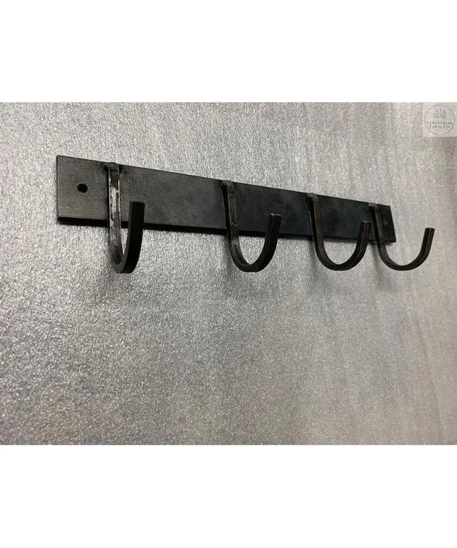 The Binghamton Style Key Rack Coat Rack Silver Powder Coat   | Industrial Farm Co