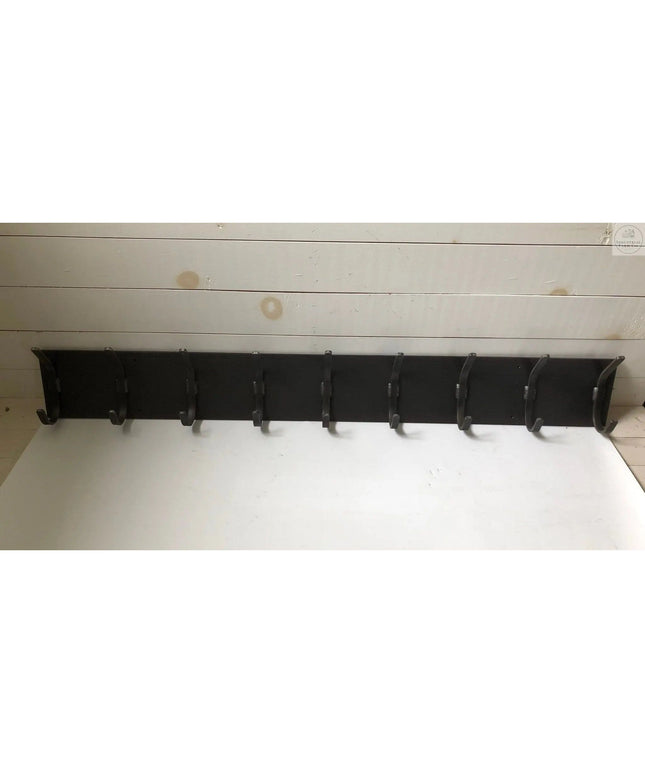 The Bo Style Lodge Coat Rack Coat Rack 10" Wall Mount Length Finish Silver Powder Coat | Industrial Farm Co