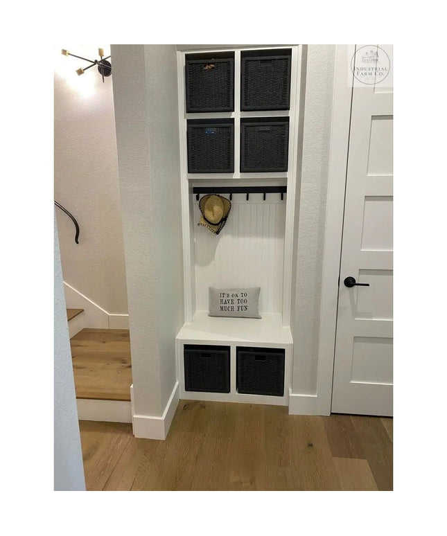 The Camillus Style Coat Rack Coat Rack 10" Wall Mount Length Finish Clear Coat | Industrial Farm Co