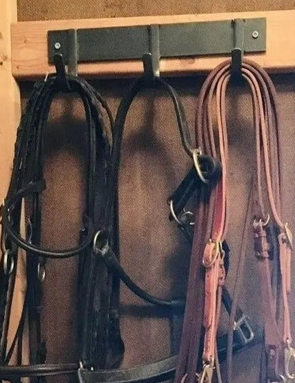 The Camillus Style Coat Rack Coat Rack 10" Wall Mount Length Finish Black Powder Coat | Industrial Farm Co
