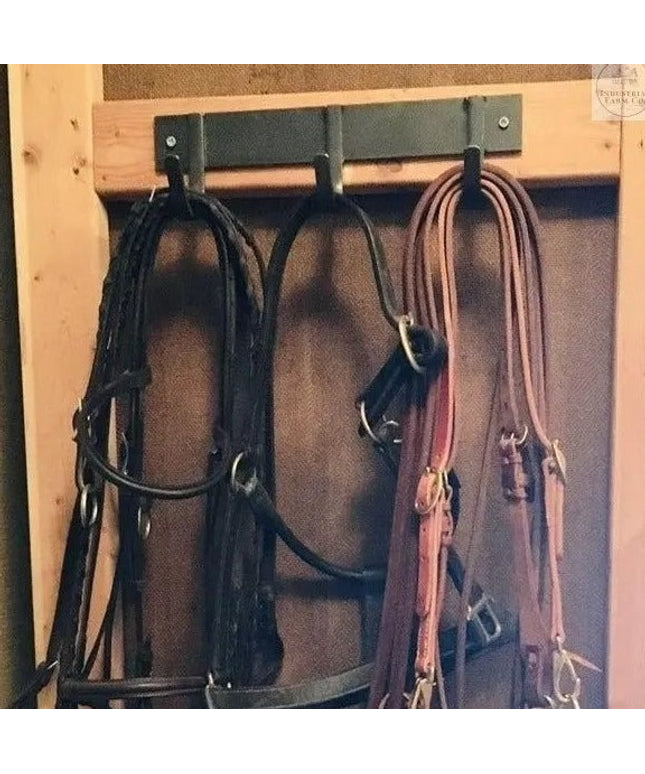 The Camillus Style Coat Rack Coat Rack 10" Wall Mount Length Finish Black Powder Coat | Industrial Farm Co