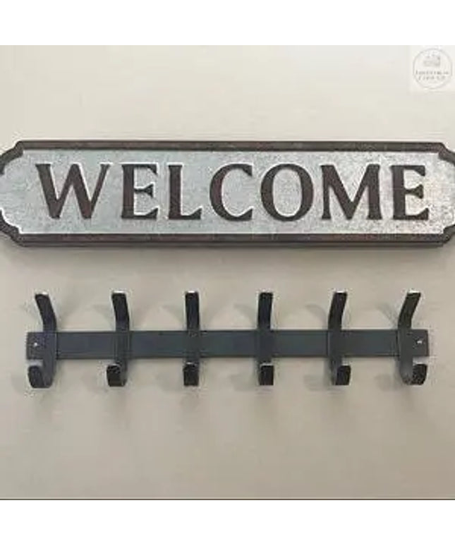The Christopher Double Hook Coat Rack Coat Rack 20" Wall Mount Length Finish Black Powder Coat | Industrial Farm Co