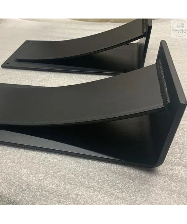 The Cicero Bar Shelf Supports Brackets/Corbels 4" Depth x 10" Wall Mount Length Finish Raw - Uncoated Metal | Industrial Farm Co