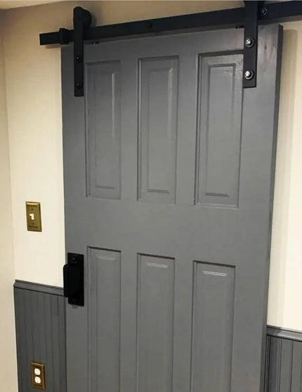 The Corning Handle Door Handle/ Pull Clear Coat Flat Push Plate Do Not Include Flat Pushplate | Industrial Farm Co