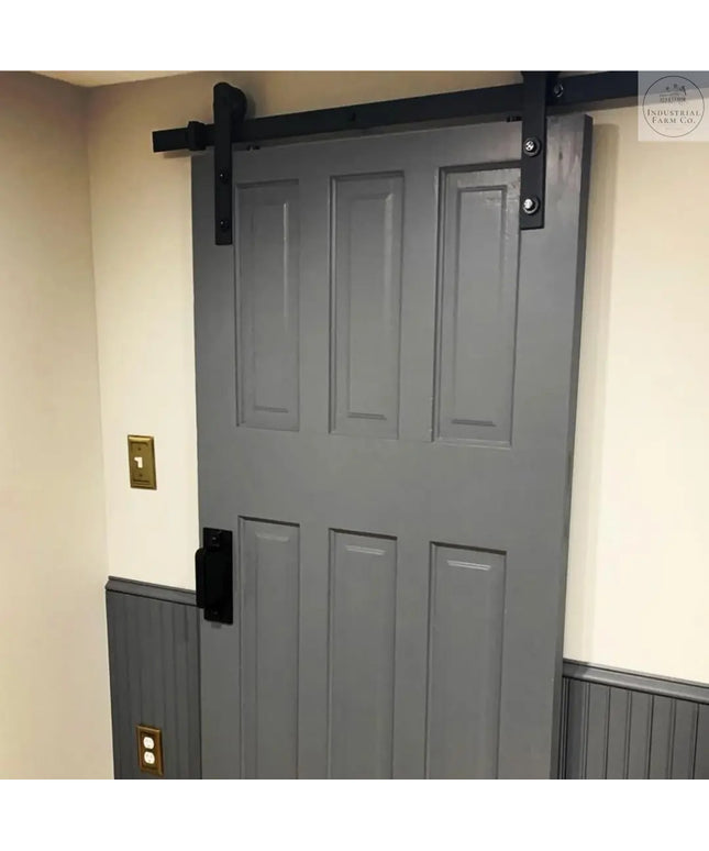 The Corning Handle Door Handle/ Pull Clear Coat Flat Push Plate Do Not Include Flat Pushplate | Industrial Farm Co