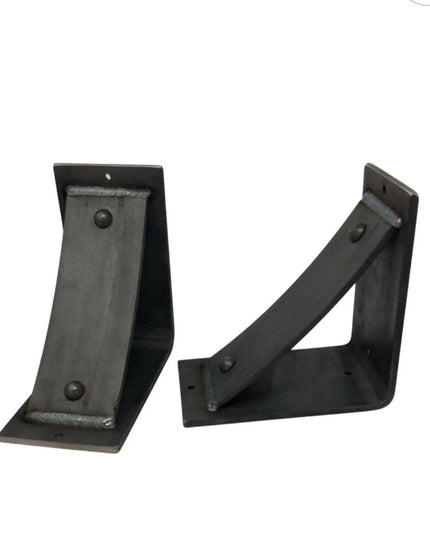 The Cortland Pantry Shelf Support Brackets/Corbels 5" Depth x 5" Wall Mount Length Finish Copper Powder Coat | Industrial Farm Co