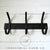 The Eastman Coat & Hook Rack Coat Rack 14"  Wall Mount Length Finish Black Powder Coat | Industrial Farm Co