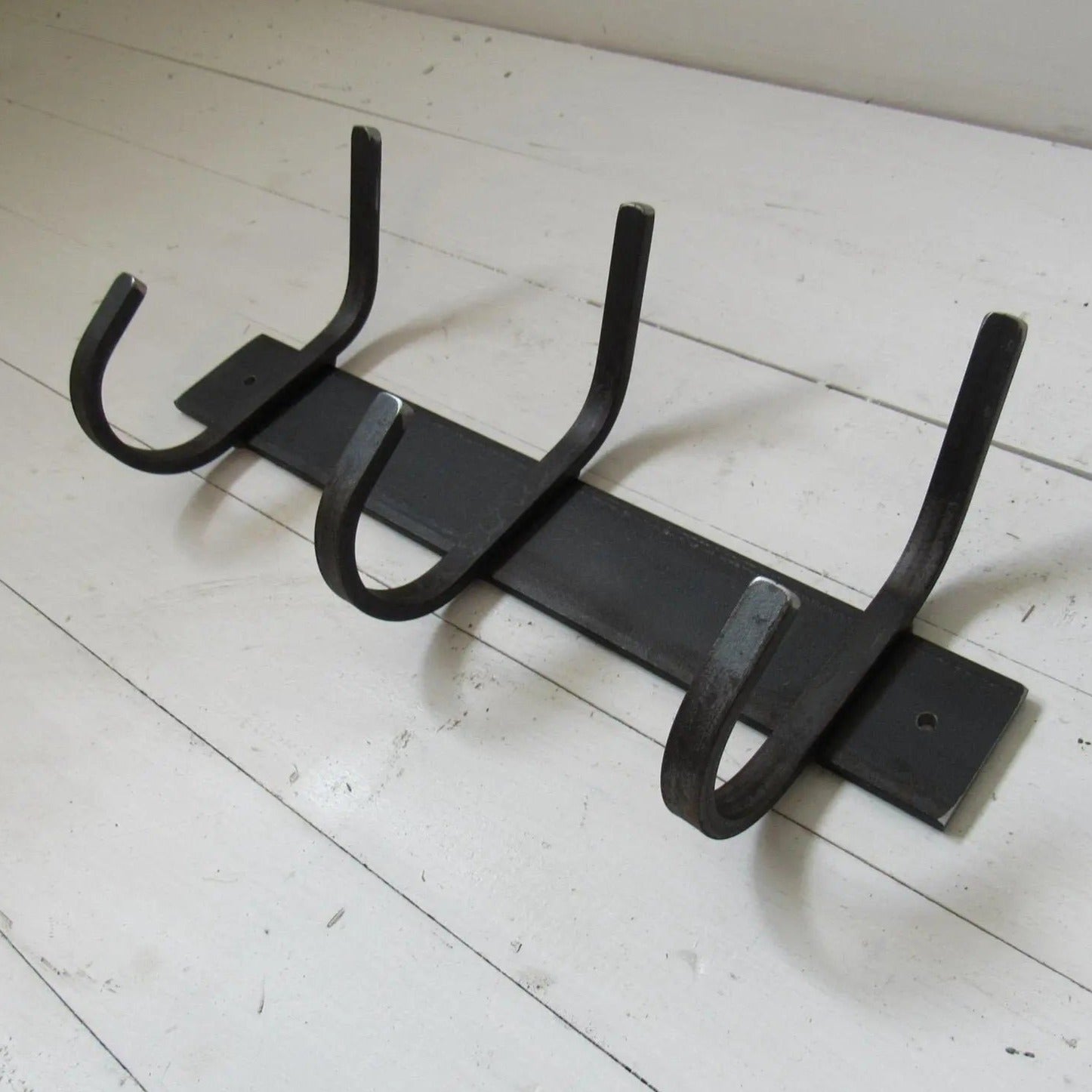 The Eastman Coat & Hook Rack Coat Rack 14"  Wall Mount Length Finish Gold Powder Coat | Industrial Farm Co