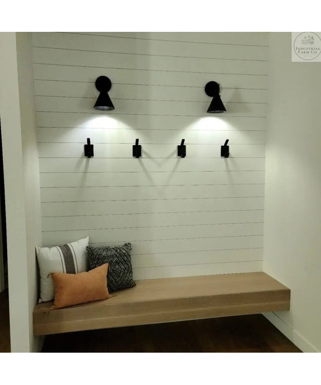 The Elizabeth Wall Hook Hook Silver Powder Coat   | Industrial Farm Co